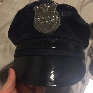 Sparkly police hat